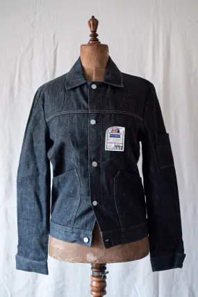 [~ 60's] Veste de travail en jean vintage français Stock Dead