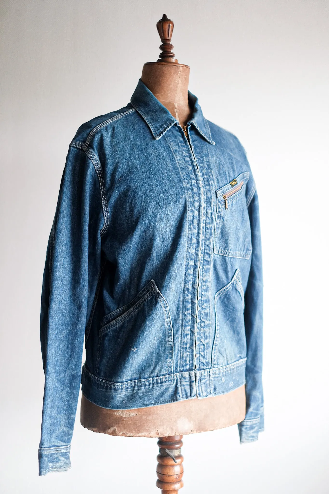 [~ 60's] Vintage Lee 91-B Taille de la veste en jean.40R