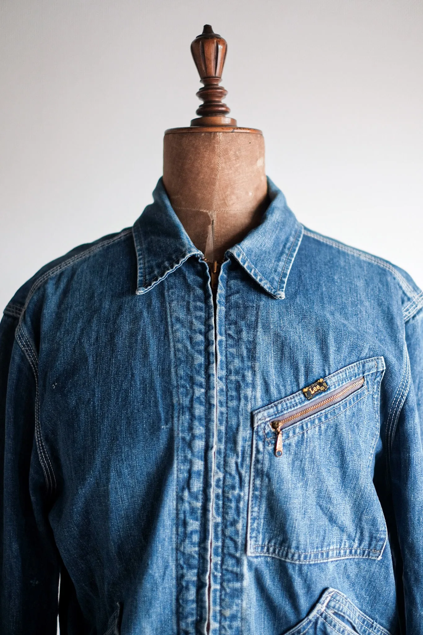 [~ 60's] Vintage Lee 91-B Taille de la veste en jean.40R