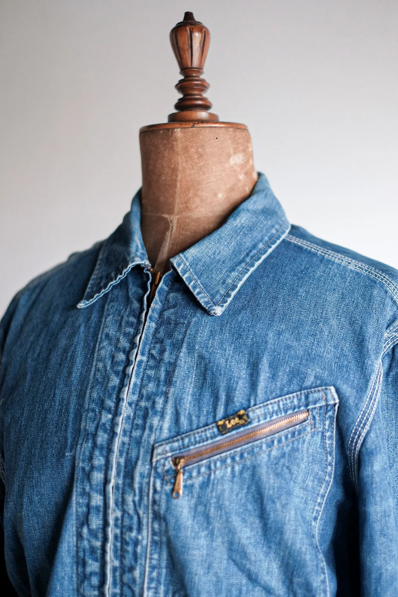 [~ 60's] Vintage Lee 91-B Taille de la veste en jean.40R