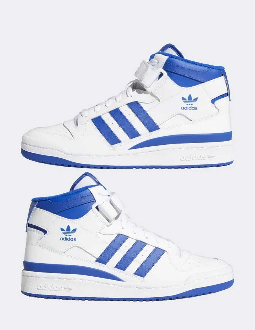 adidas Forum Mid Blancas y Azules Unisex