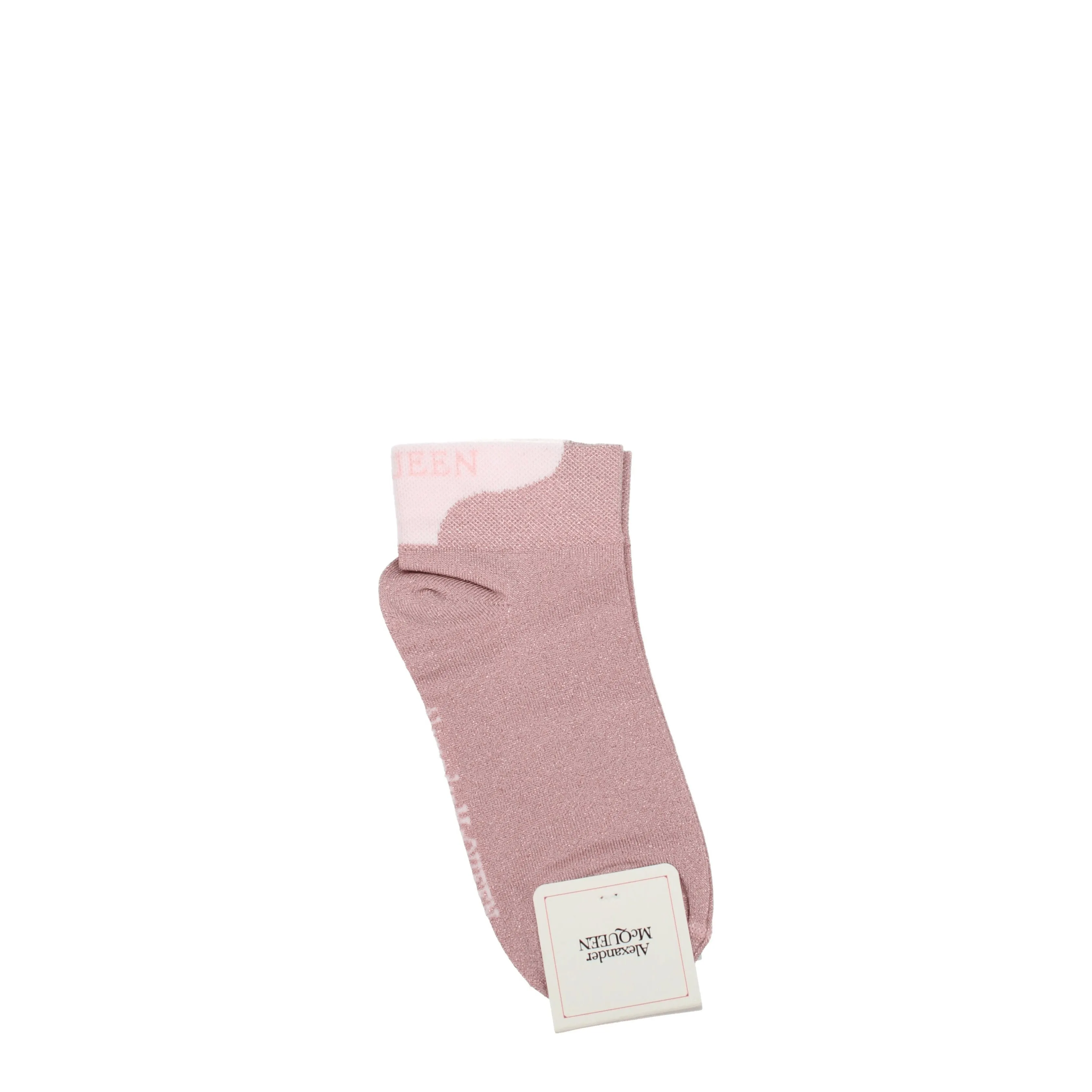 Alexander McQueen Women 's Chaussettes et chaussettes de viscose rose