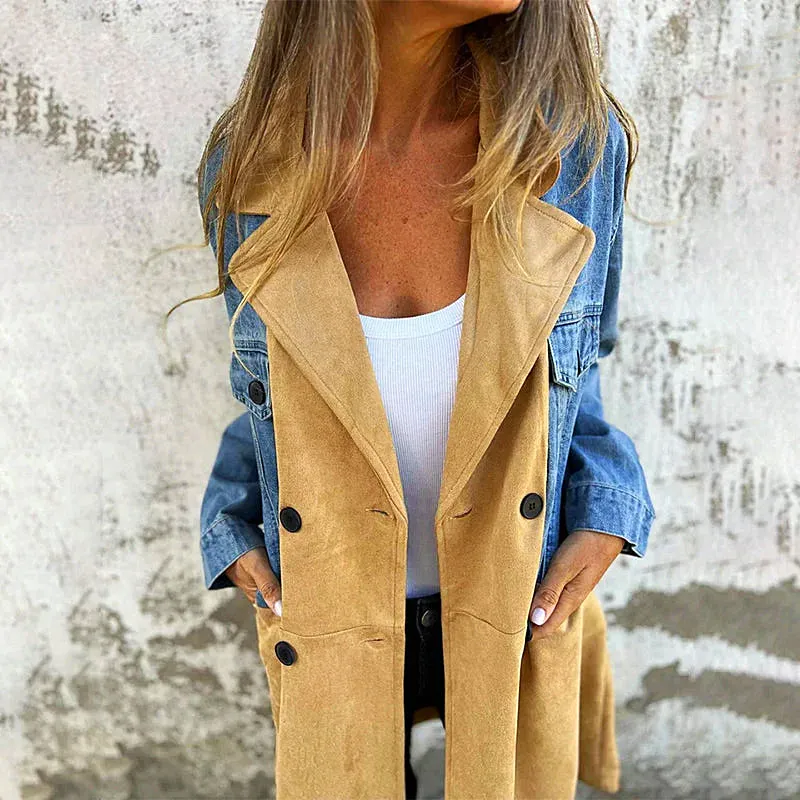 Alina - Trench-Coat En Jean Femme - légant