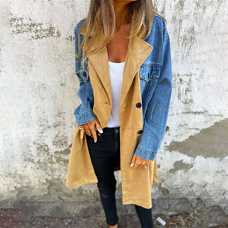 Alina - Trench-Coat En Jean Femme - légant