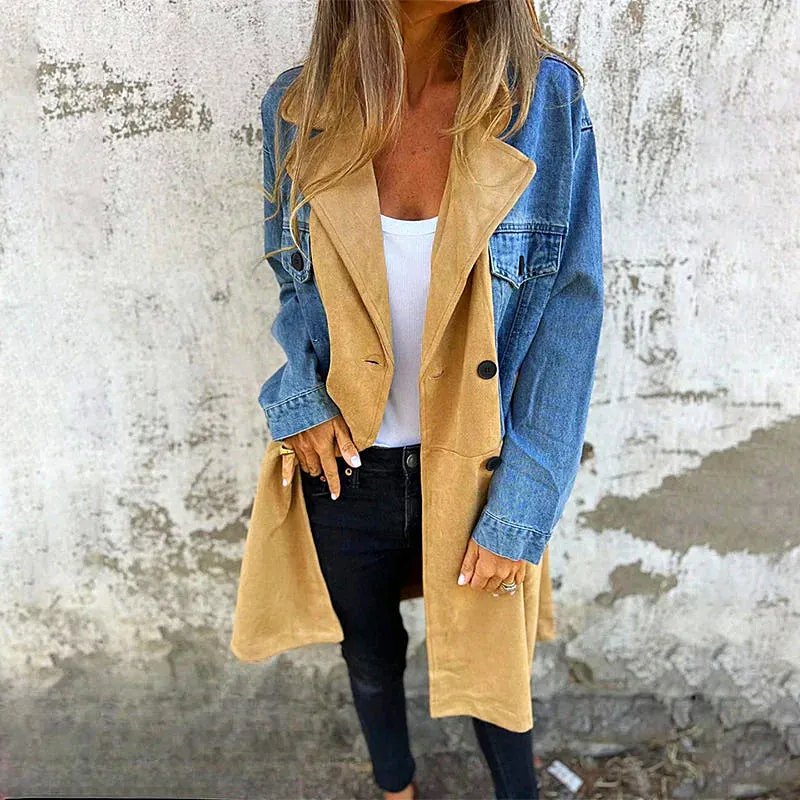 Alina - Trench-Coat En Jean Femme - légant