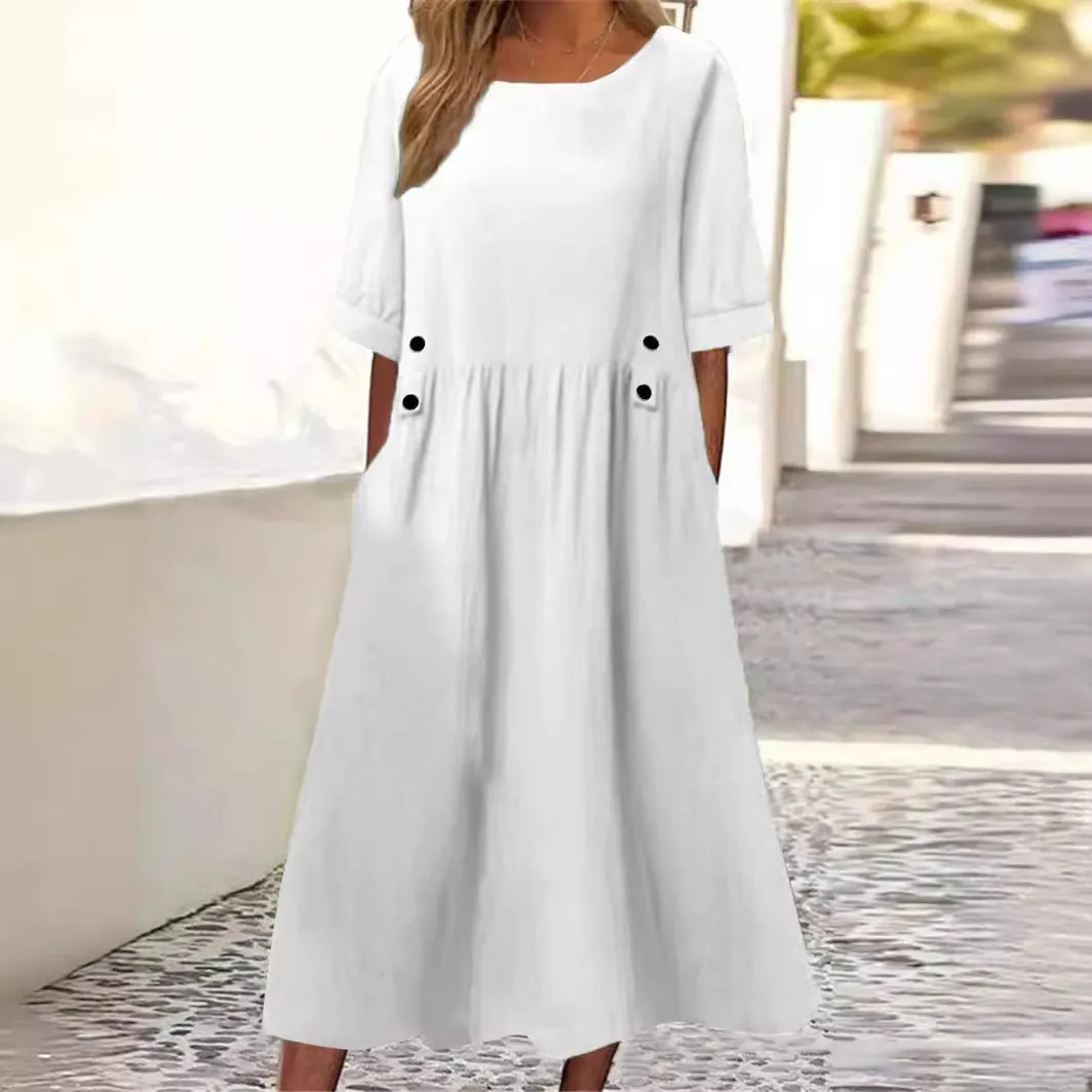 Amelia | robe en coton-linen