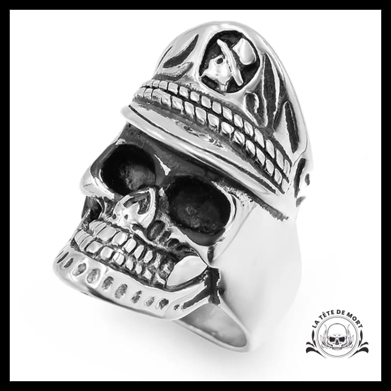 Bague Skull Army (Acier)