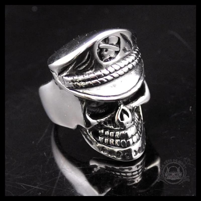 Bague Skull Army (Acier)