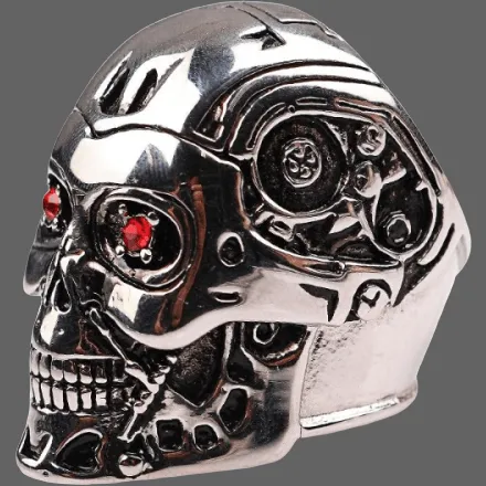 Bague Terminator en acier