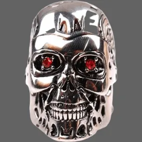 Bague Terminator en acier