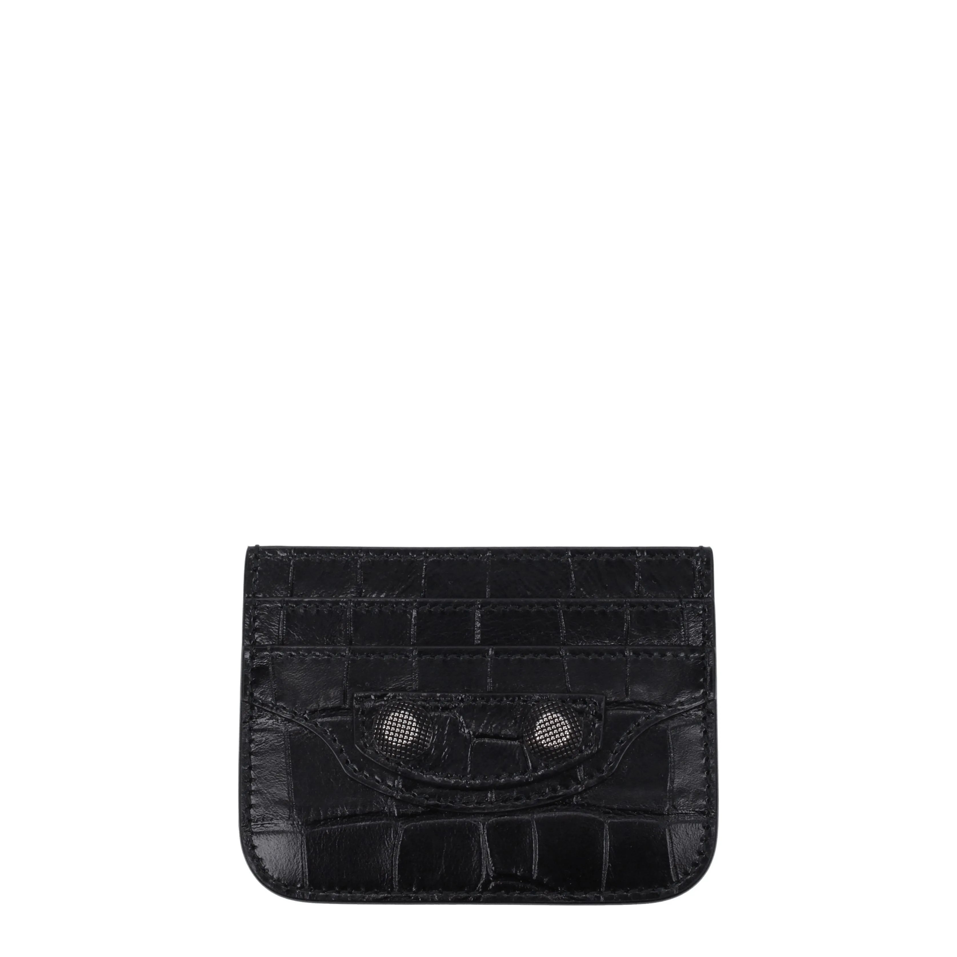 Balenciaga Document Holder Femmes Skin Black