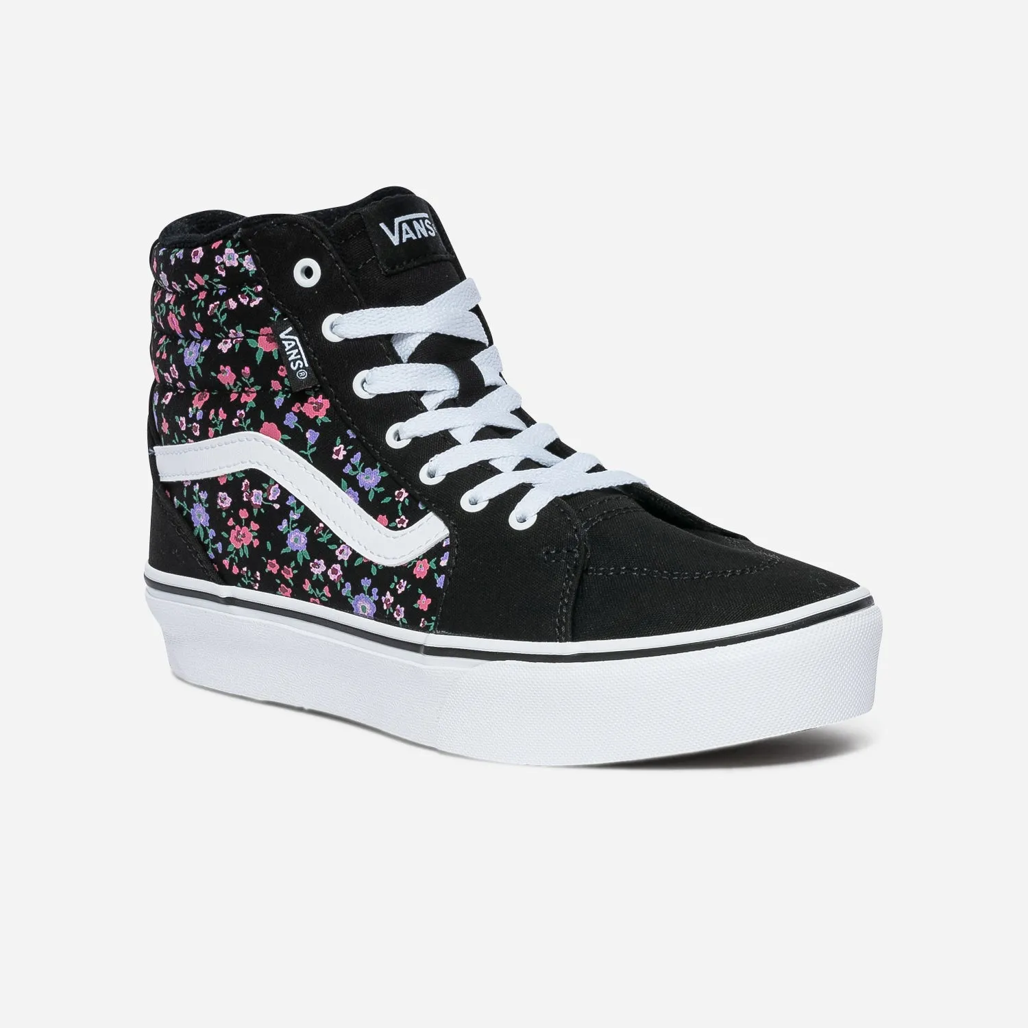 Basket VANS noire à motif fleurs - Eram Sport | ERAM