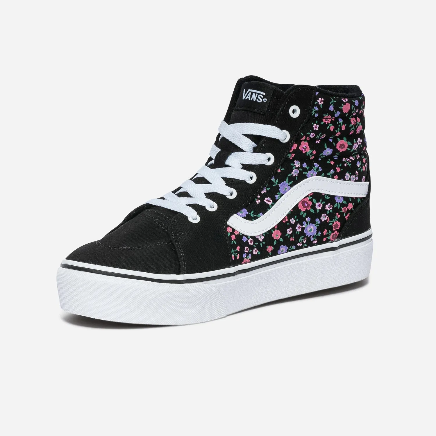 Basket VANS noire à motif fleurs - Eram Sport | ERAM