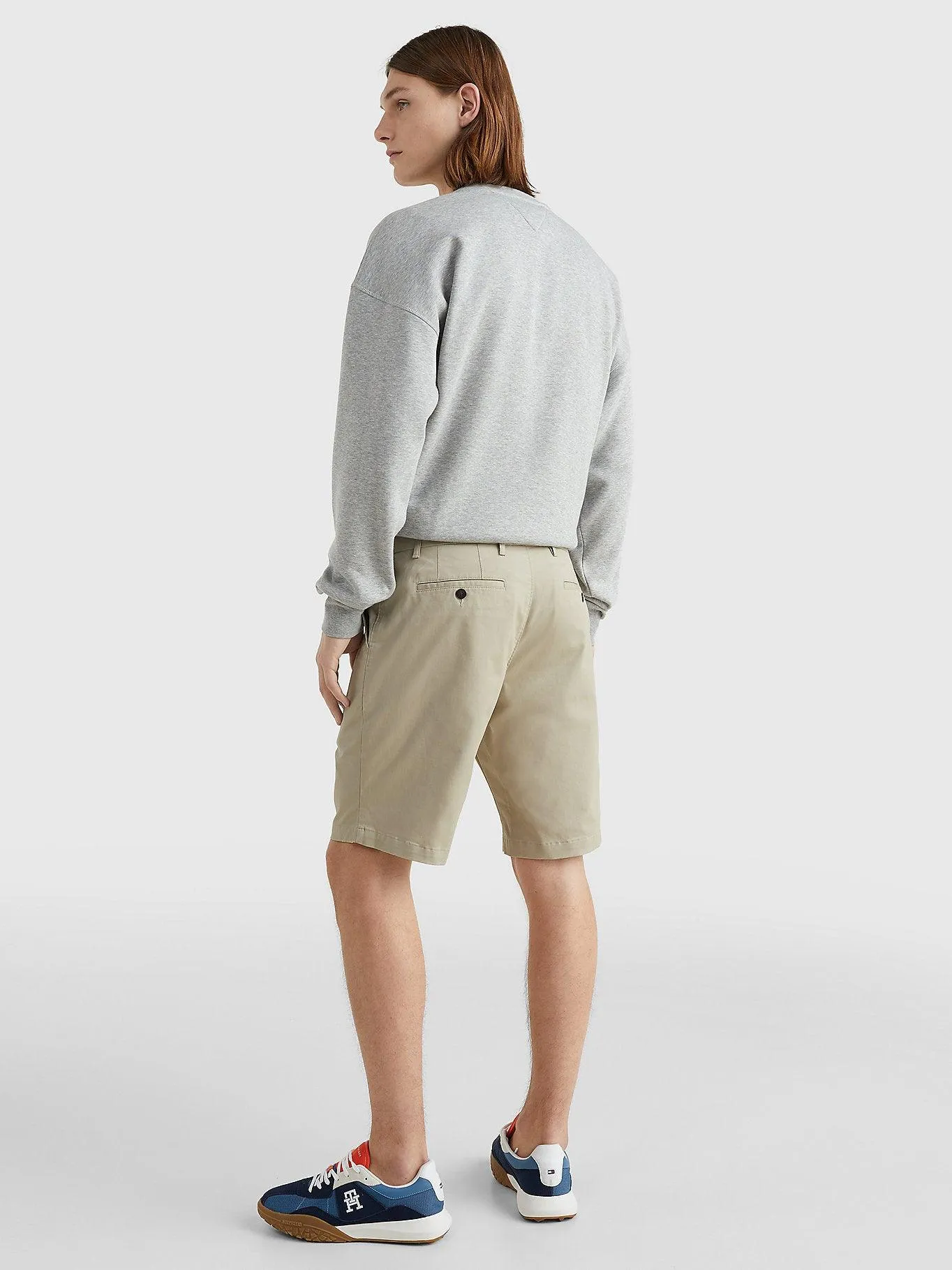 Bermuda Tommy Hilfiger beige en coton bio stretch