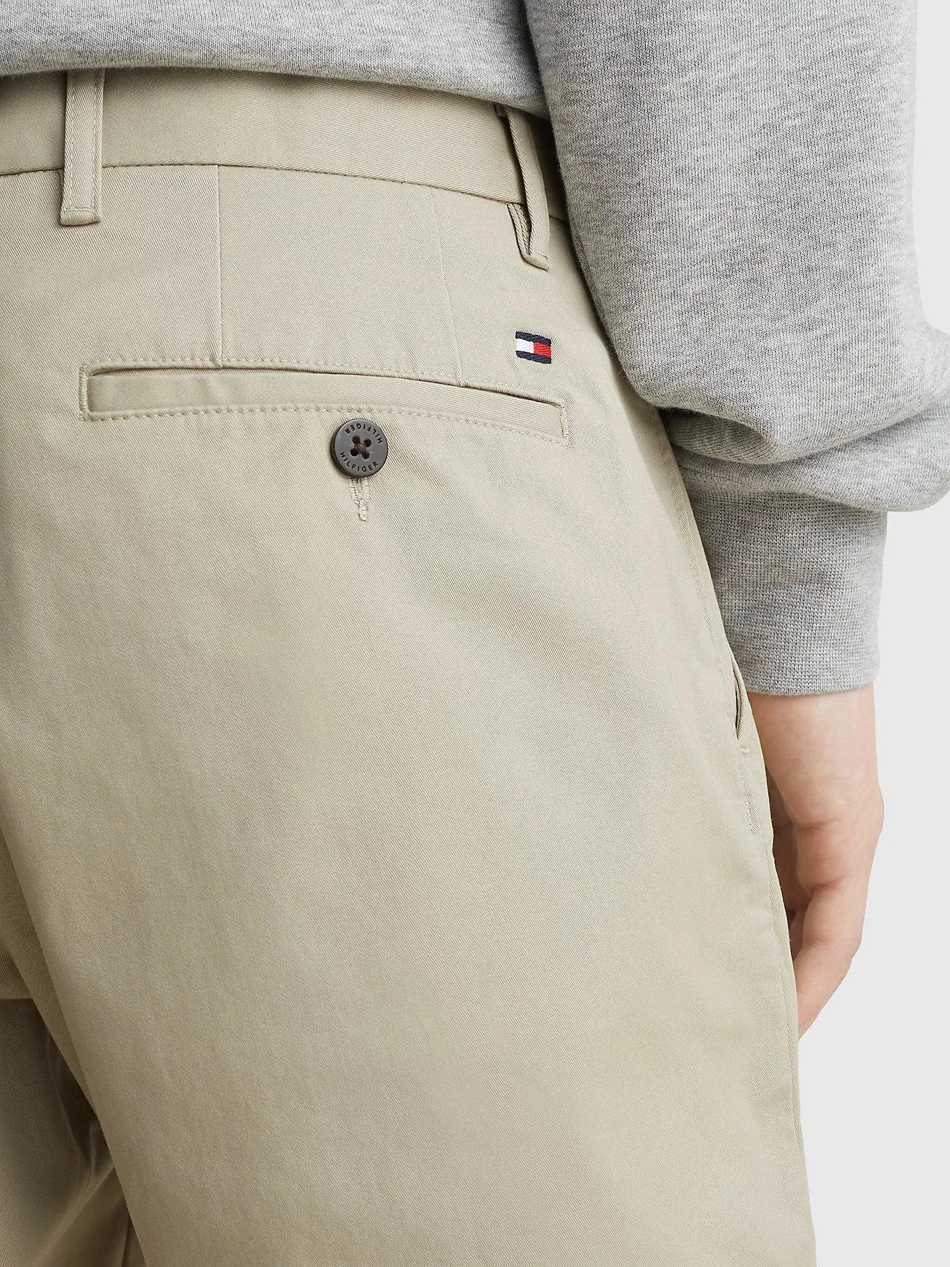 Bermuda Tommy Hilfiger beige en coton bio stretch