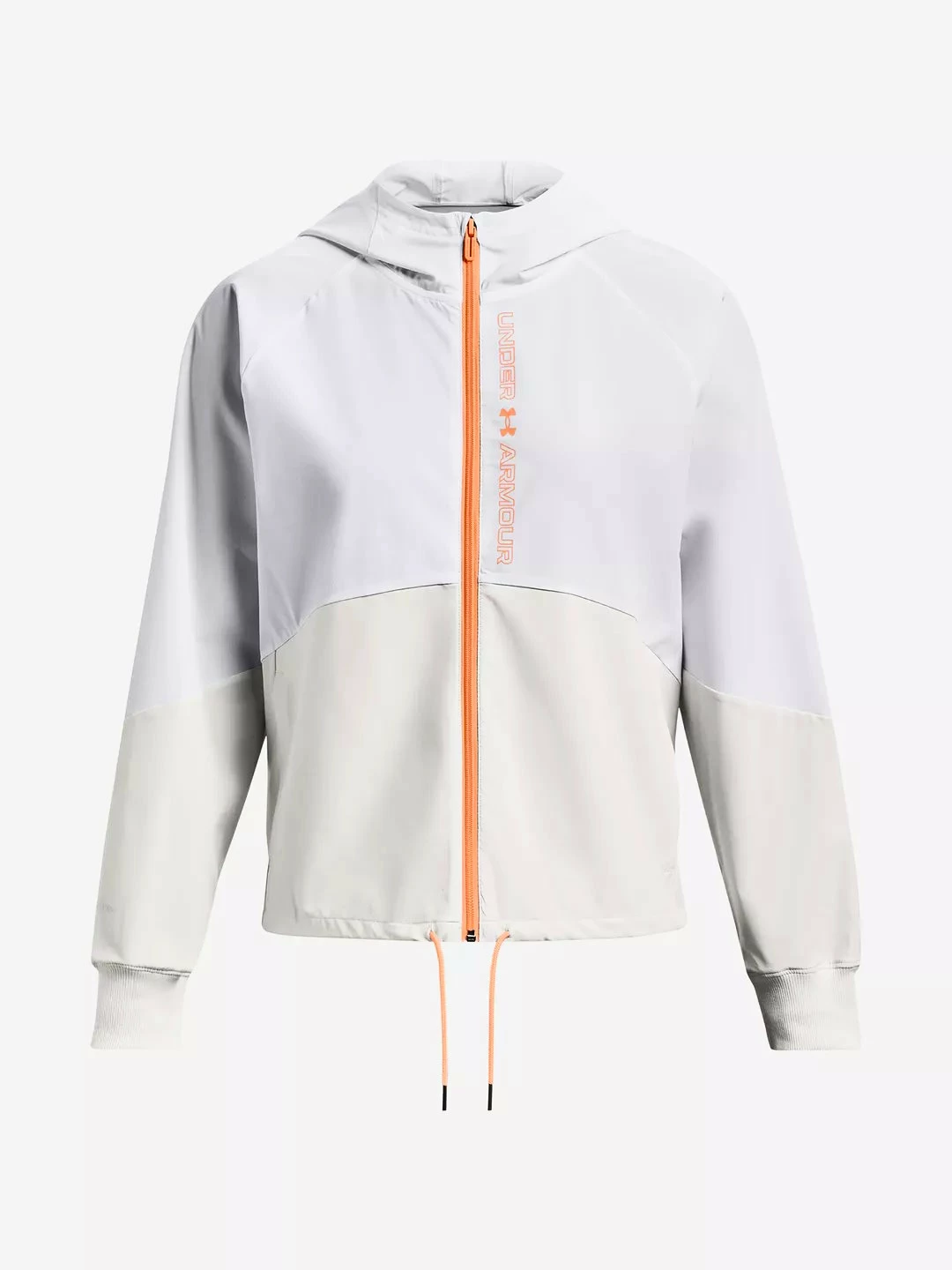 Blouson pour femme Under Armour  Woven FZ Jacket-WHT