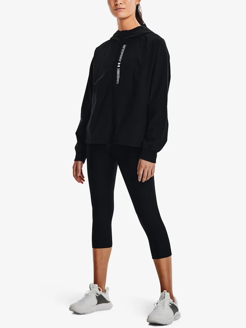 Blouson pour femme Under Armour  Woven FZ Storm Jacket-BLK