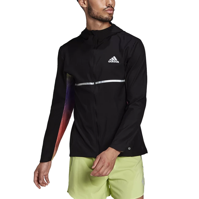 Blouson pour homme adidas Own The Run Colorblock Jacket Black