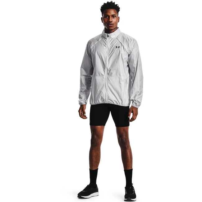 Blouson pour homme Under Armour  Impasse Run 2.0 gray XL