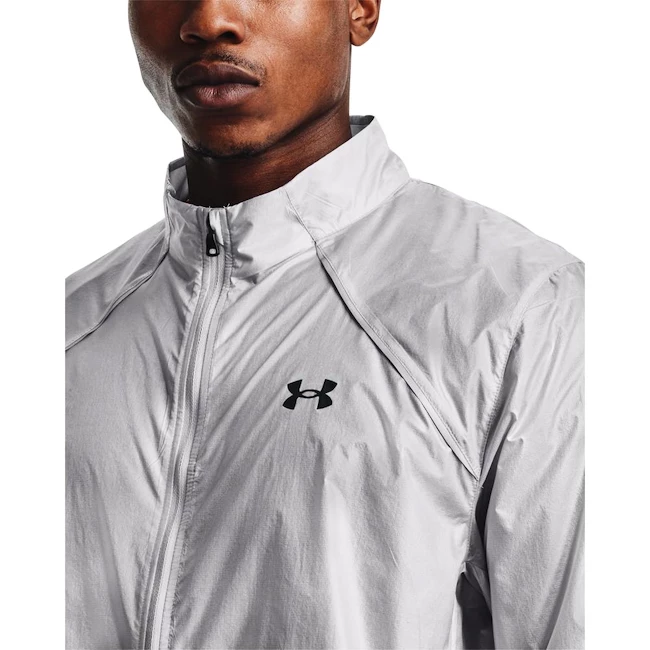 Blouson pour homme Under Armour  Impasse Run 2.0 gray XL