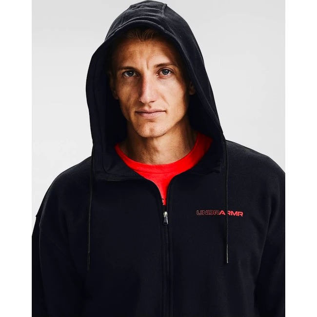 Blouson pour homme Under Armour  S5 WARMUP JACKET black XL