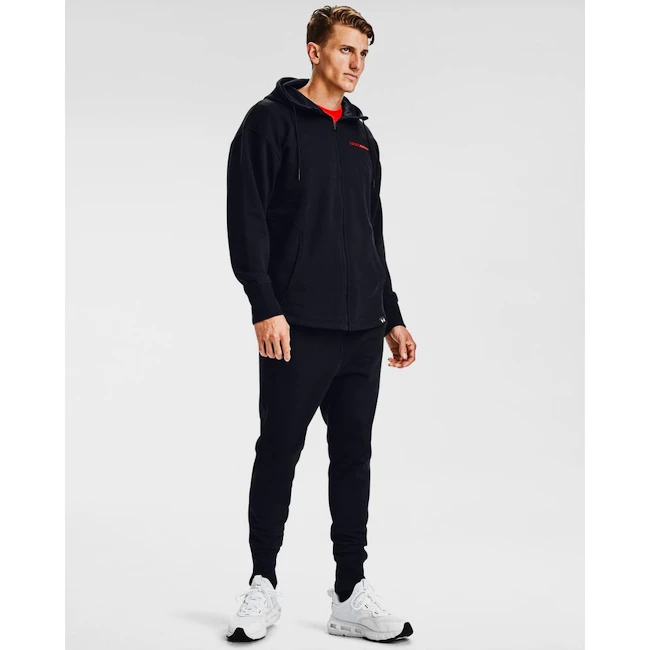 Blouson pour homme Under Armour  S5 WARMUP JACKET black XL