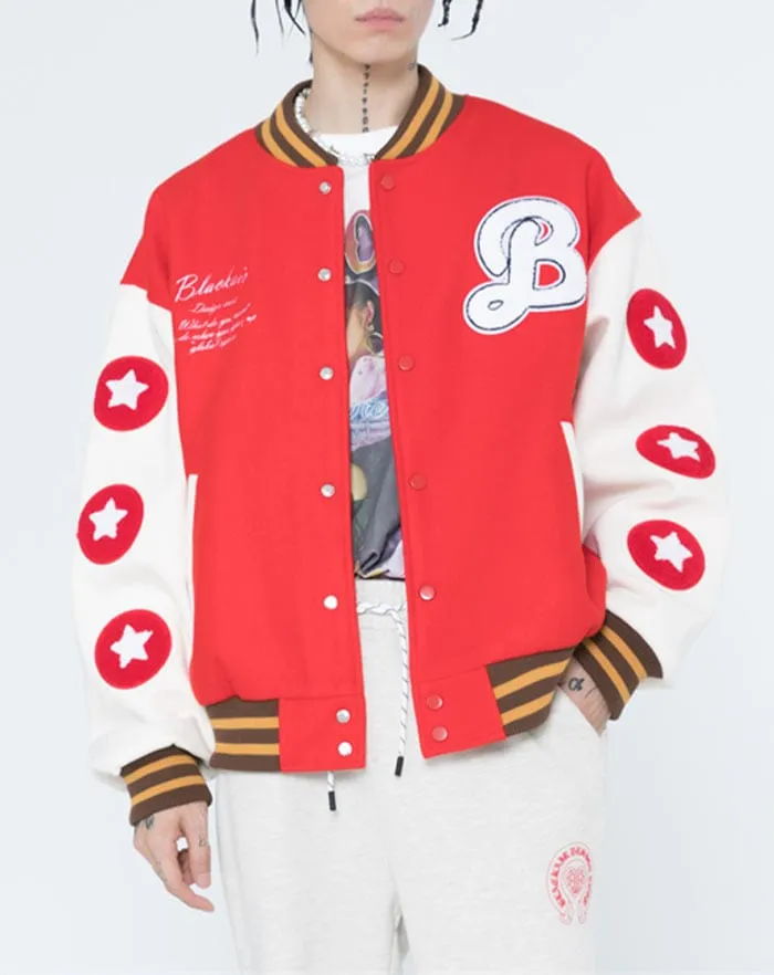 Blouson Teddy Rouge