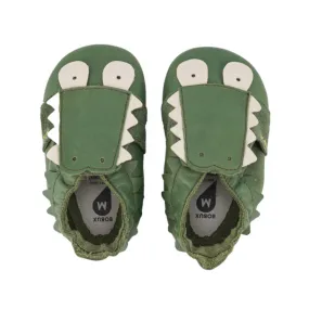 Bobux Chaussons Croco Vert