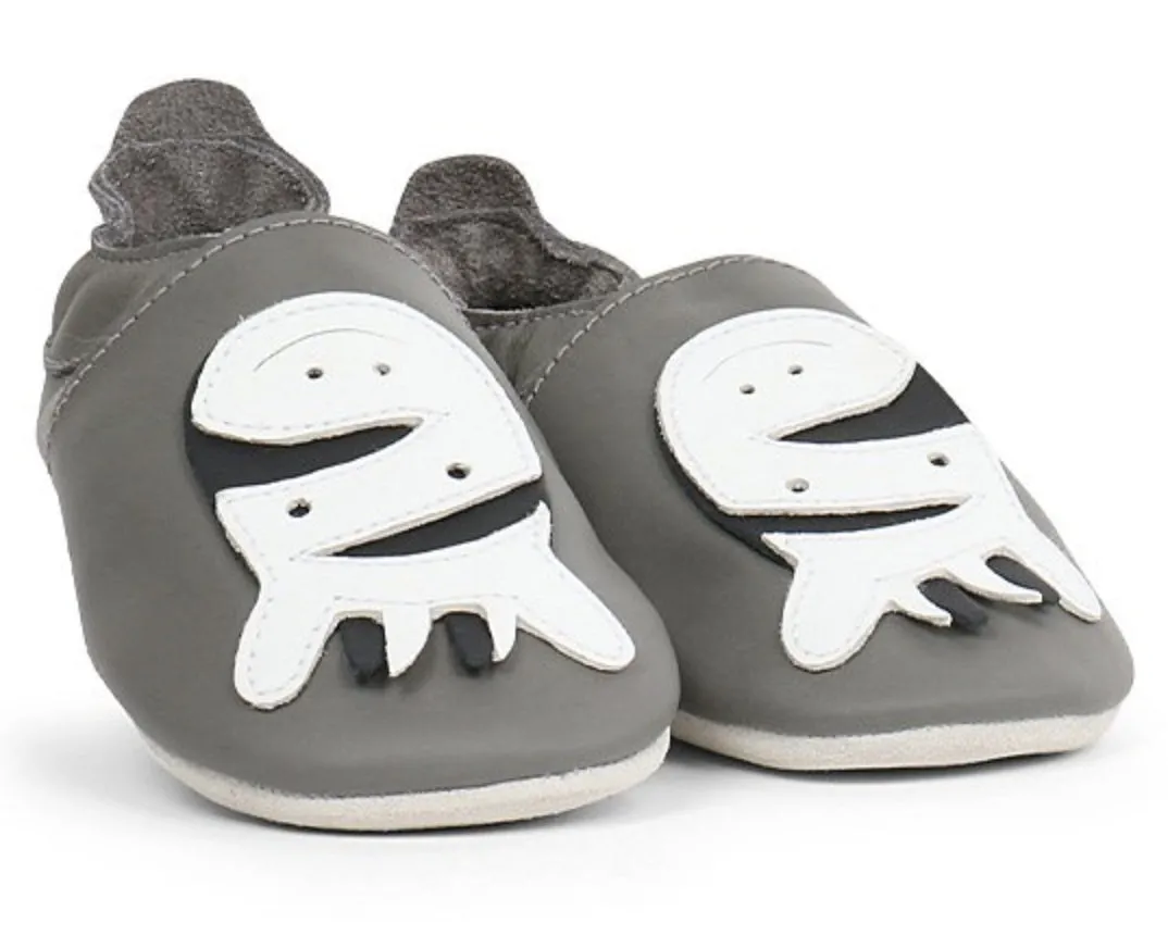 Bobux Chaussons Zèbre Gris