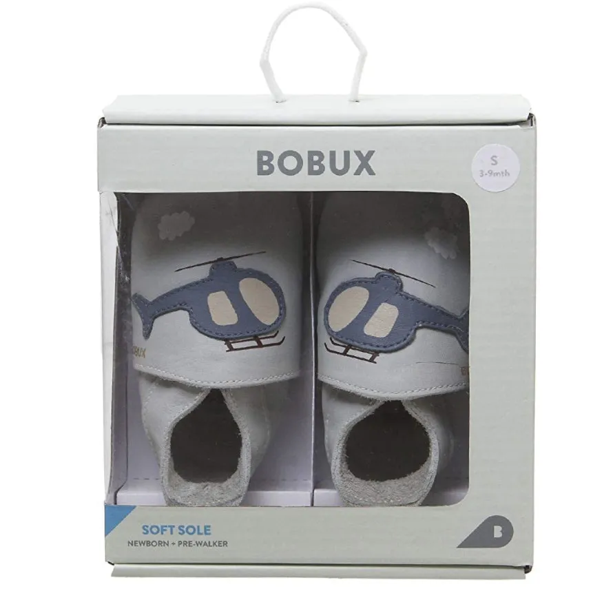 Bobux Chaussons Zèbre Gris