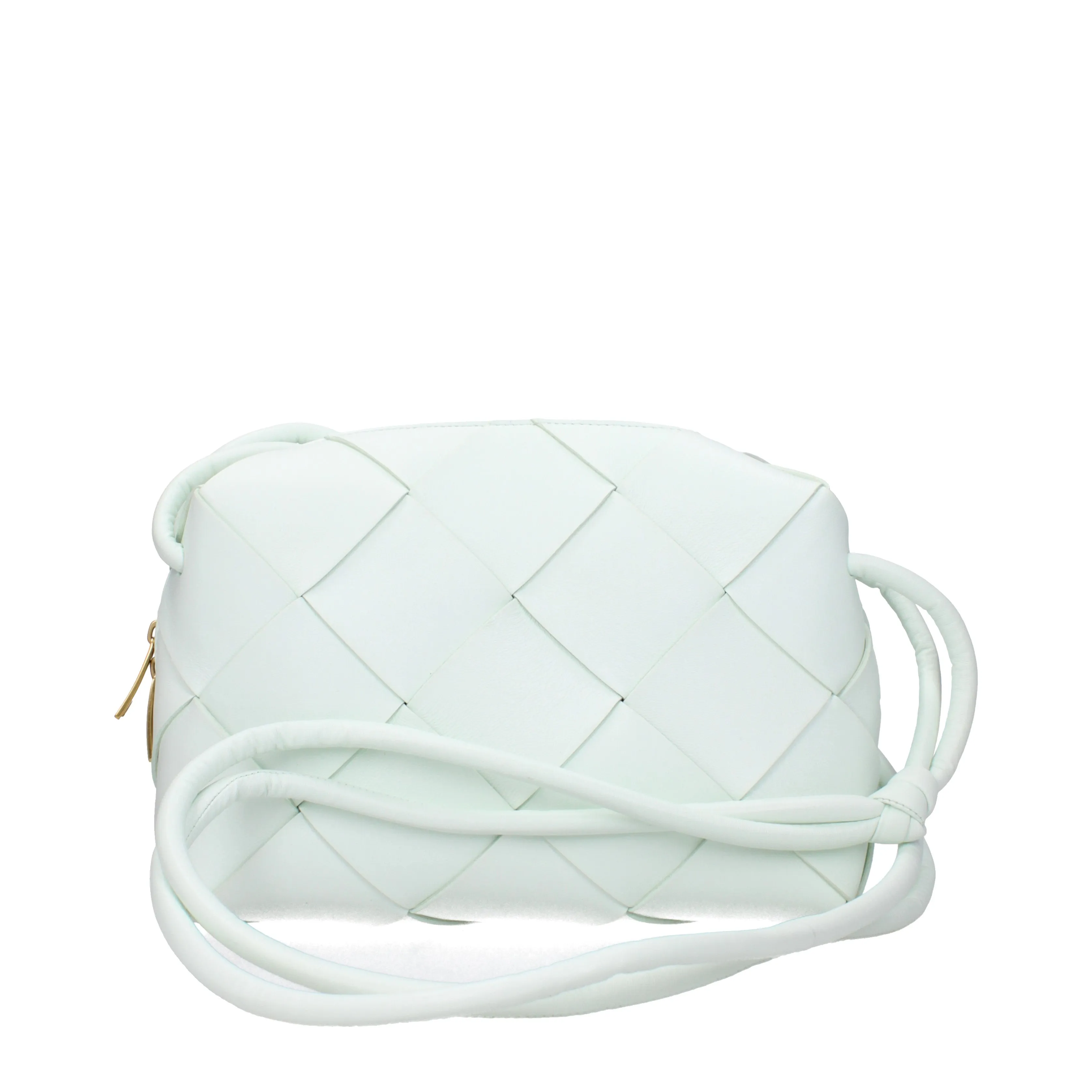 Bottega Veneta Sacs d'épaule cassettes femmes en cuir vert / glace