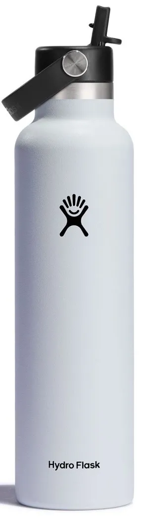 Bouteille Isotherme Hydro Flask Standard Flex Straw Cap White 709 ml