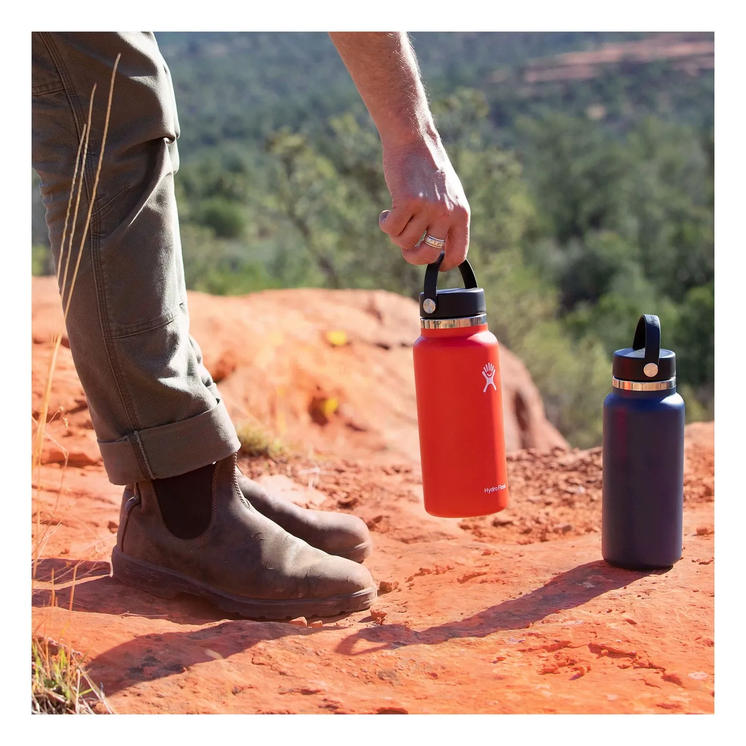 Bouteille Isotherme Hydro Flask Wide Mouth 2.0 Flex Cap Black 946 ml