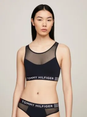 Bralette TH Stretch en maille | Bleu | Tommy Hilfiger