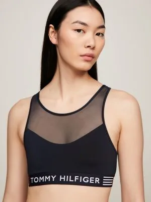 Bralette TH Stretch en maille | Bleu | Tommy Hilfiger