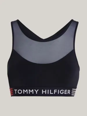 Bralette TH Stretch en maille | Bleu | Tommy Hilfiger