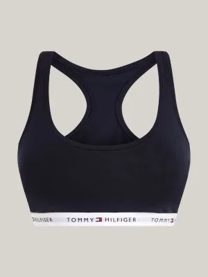 Bralette Tommy Icons Curve sans rembourrage | Bleu | Tommy Hilfiger