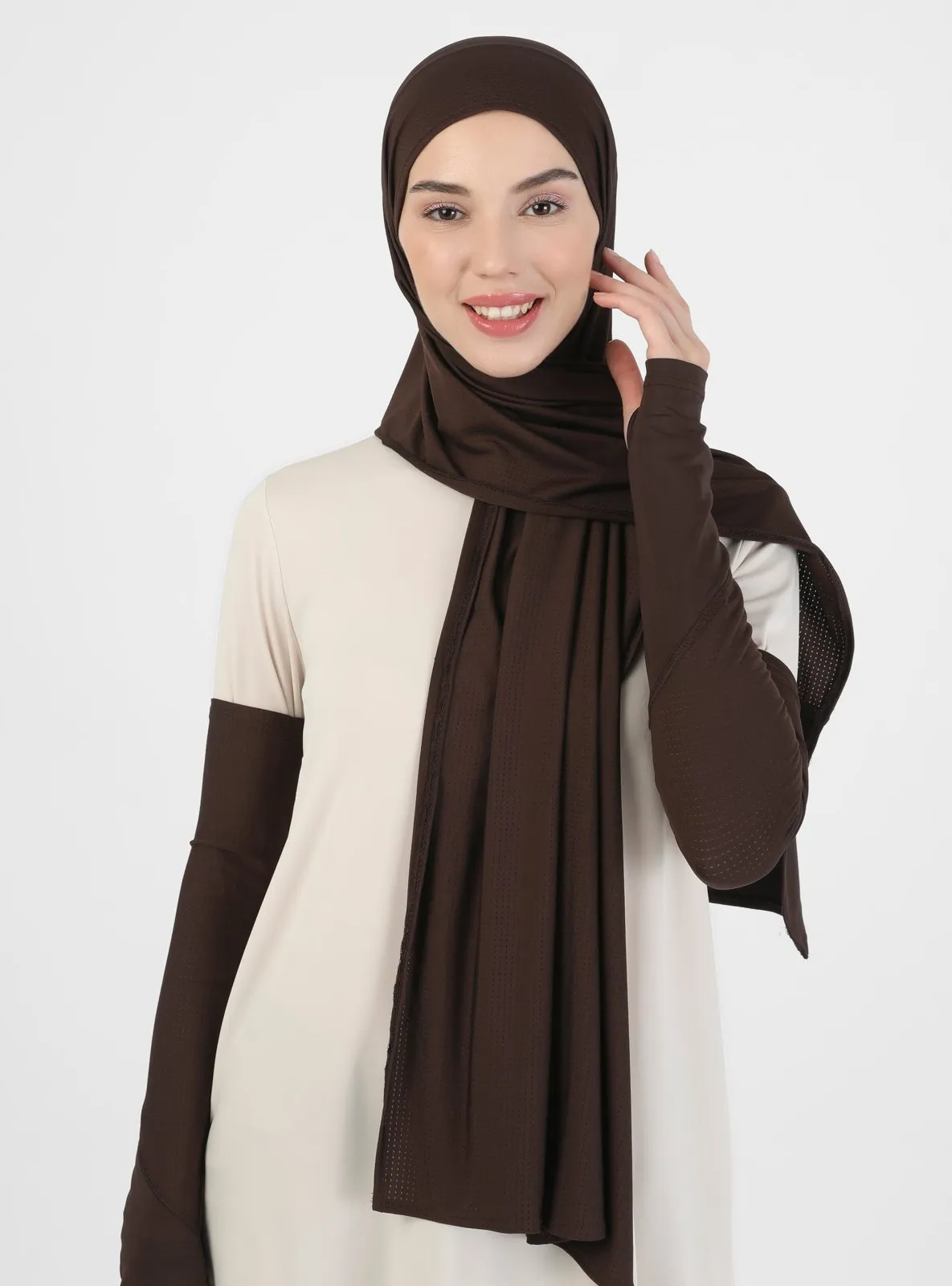 Brown - Sports Bonnet