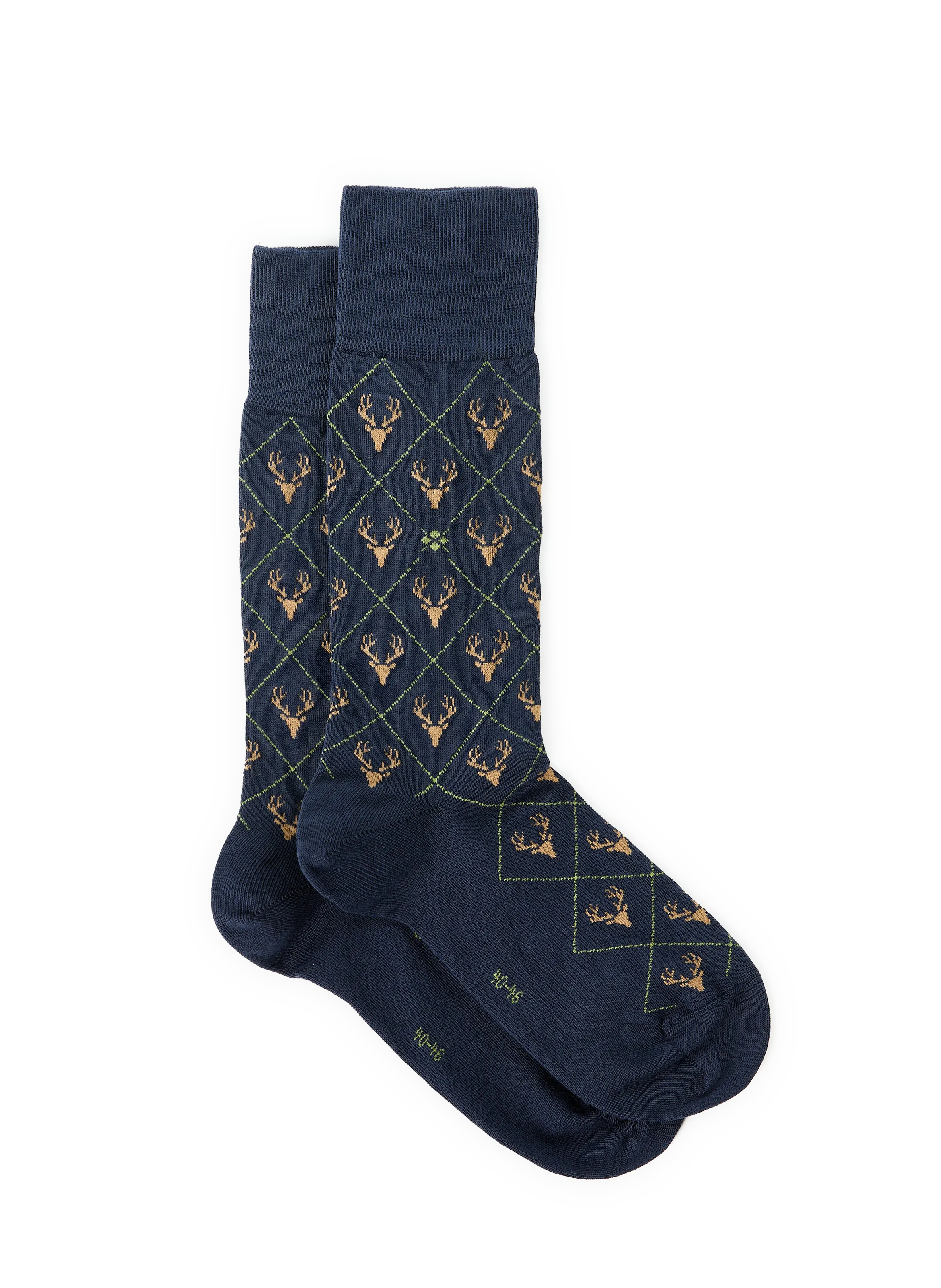 BURLINGTON  Chaussettes imprimées  - Bleu