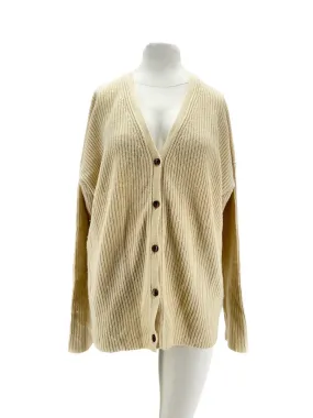 Cardigan en cachemire crème