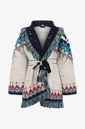 Cardigan en laine vierge Northern Lights