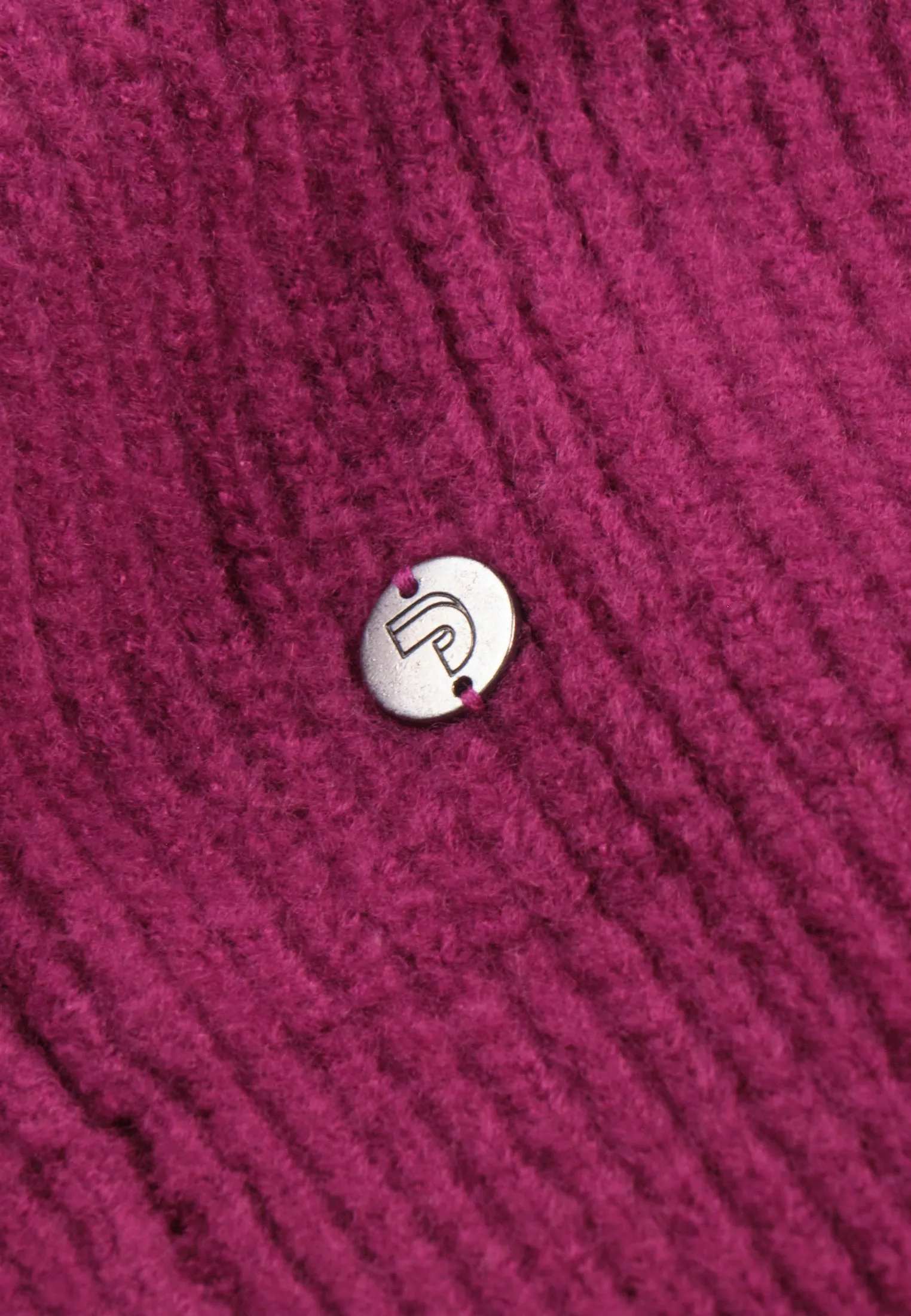 Cardigan femme fuchsia à boutons