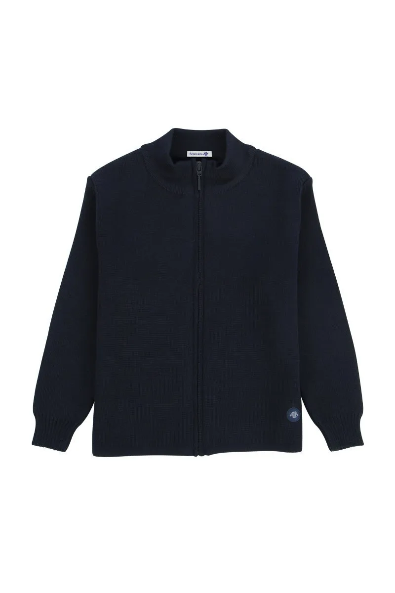 Cardigan zippé "Plouescat" Kids - laine