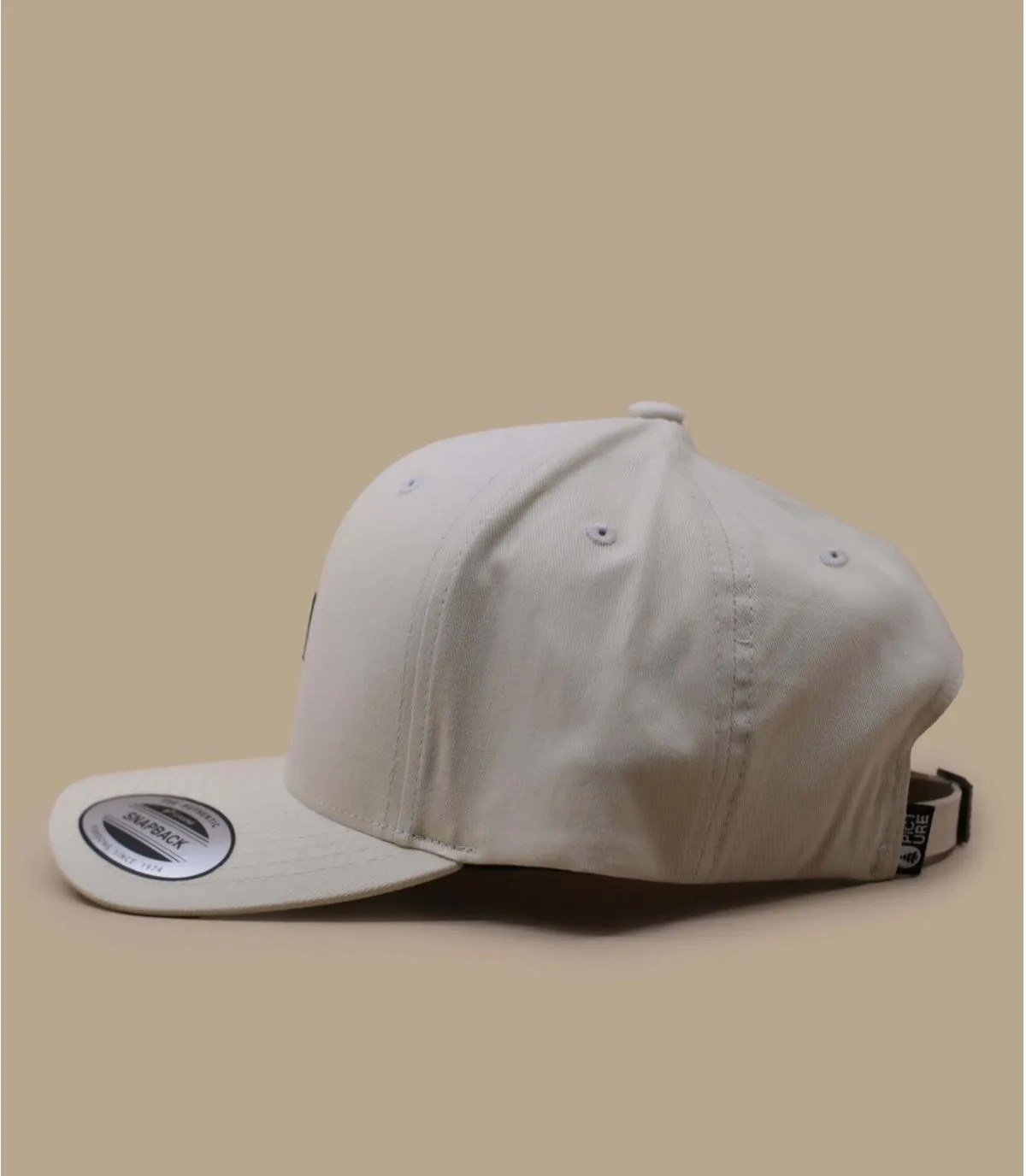 casquette baseball beige - Kotka Cap wood ash Picture : Headict