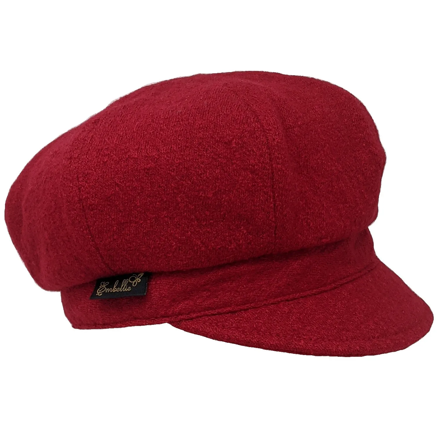 Casquette gavroche en laine bouillie