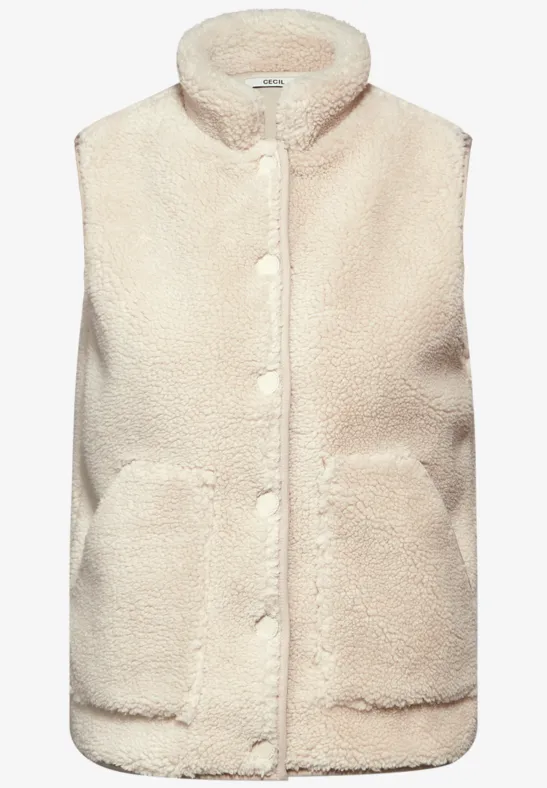 CECIL Gilet en peluche 