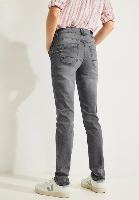 CECIL Jean coupe ample gris  - Style SCARLETT