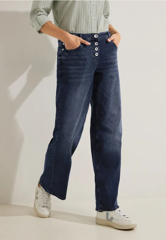 CECIL Jean culotte coupe ample  - Style NEELE