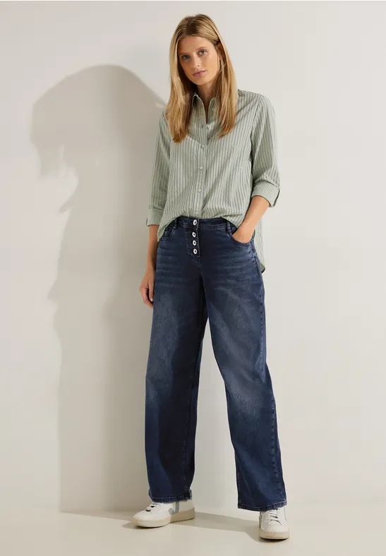 CECIL Jean culotte coupe ample  - Style NEELE