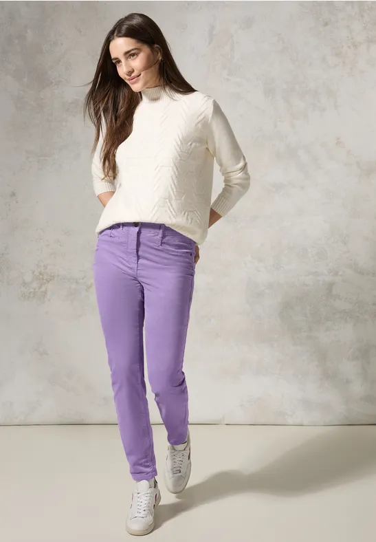 CECIL Pantalon au look velours  - Style VICKY